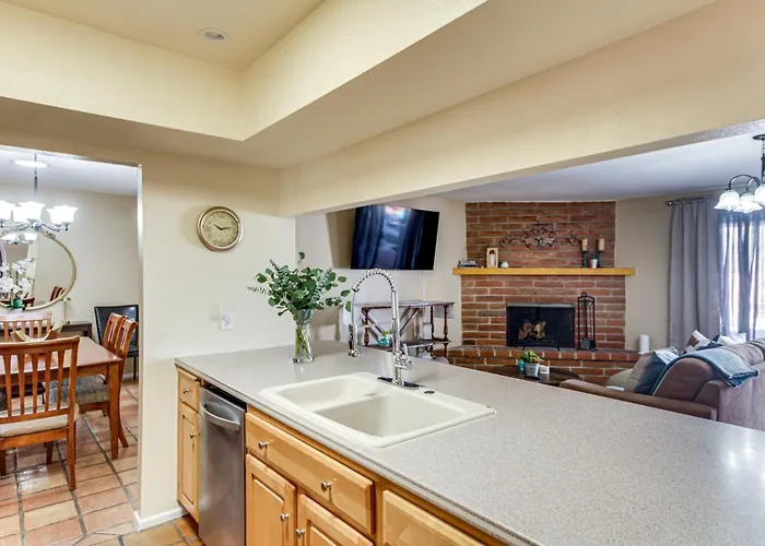 Private Pool & Fire Pit! Walkable Retreat *